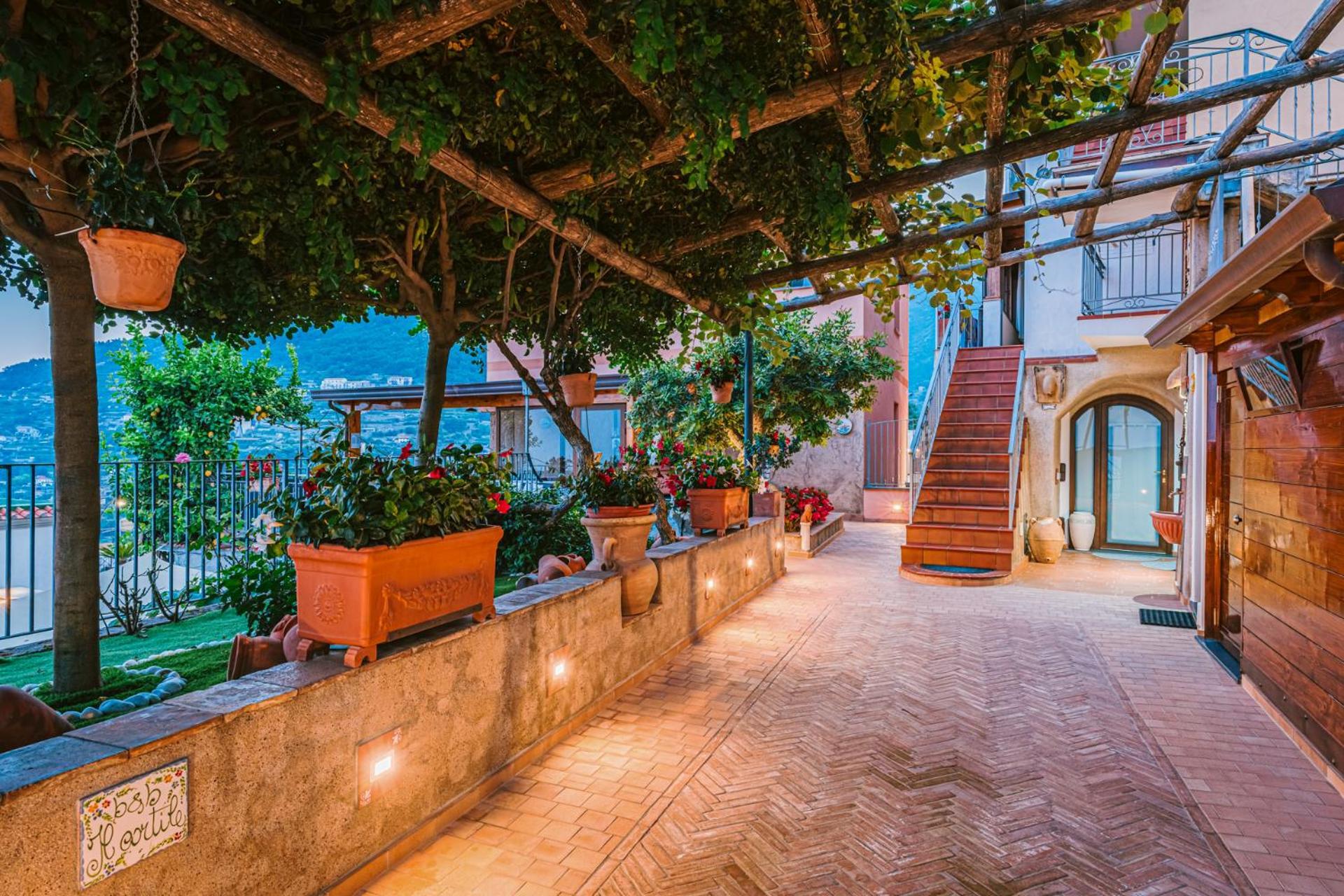 B&B Il Cortile Ravello Bagian luar foto